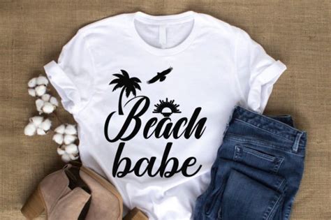 Beach Babe Svg Vector Design Graphic By Sk Barman Creative Fabrica