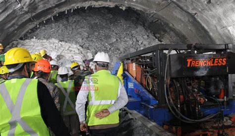 Uttarkashi Tunnel Collapse Rescue Efforts Halted By Debris Drilling