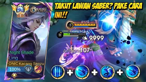 Full Build Emblem Ling Terbaik Untuk Melawan Hero Saber Mobile