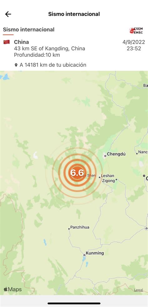 Skyalert On Twitter Sismo Magnitud En La Provincia De Sichuan