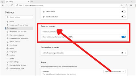 How To Enable Disable Show Mini Menu When Selecting Text In Pdfs In