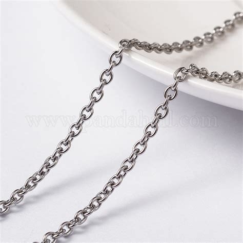 Wholesale Tarnish Resistant Stainless Steel Cable Chains