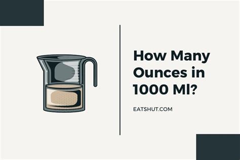 How Many Ounces In 1000 Ml