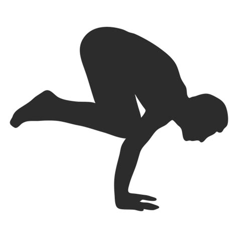 Yoga Kranich Krähe Silhouette PNG Und SVG Design Für T Shirts