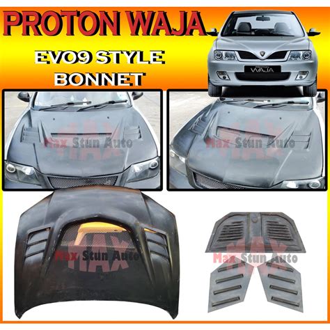 PROTON WAJA MMC WAJA CAMPRO CPS EVO9 LOOK FRONT BONNET E9 BONET DEPAN