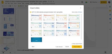 09 Add Calendar Google Slides SlideModel