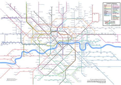 Train And Tube Map