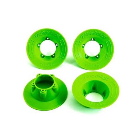 TRAXXAS ENJOLIVEURS DE ROUES VERTS POUR 9572 X4 SLEDGE MRC