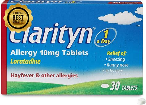 Clarityn Allergy Relief Tablet Hayfever Relief Tablet Loratadine 30