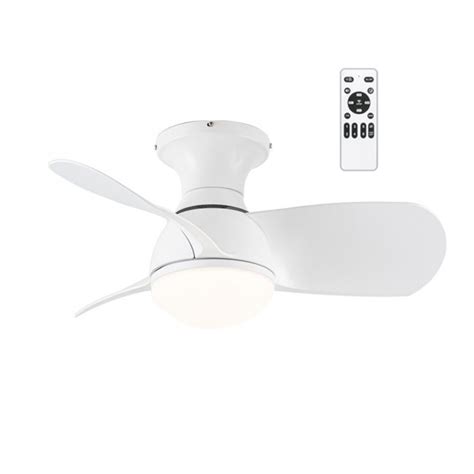 Ventilador Led Mancado Blanco Cct Dim W Lamparas Es