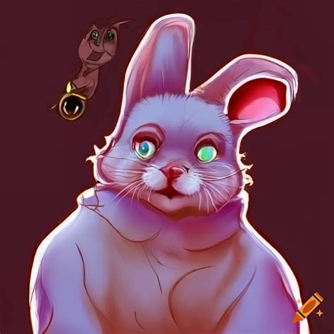 Illustration Of A Rabbit Fursona On Craiyon