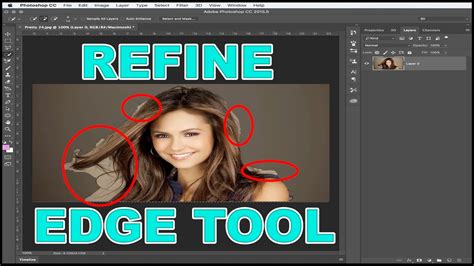 This Tutorial Is To Show You How To Find The Refine Edge Tool In