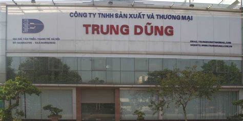 Công Ty Tnhh Sản Xuất Và Thương Mại Trung Dũng Trung Dũng Tuyển Dụng