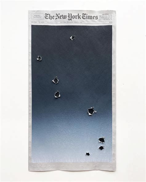 Sho Shibuya’s New York Times Front Page Paintings Capture the City’s