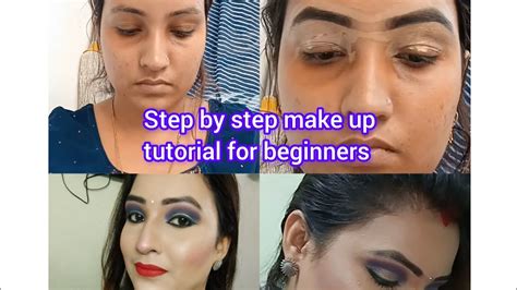 Step By Step Self Make Up Tutorial For Beginners Self Make Up