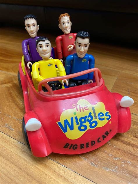 Wiggles Big Red Car Vintage Set, Babies & Kids, Baby Nursery & Kids ...