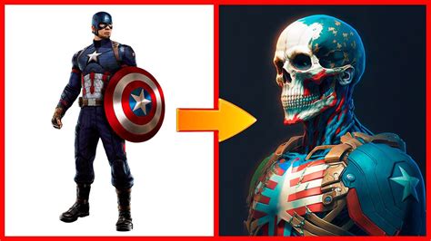 Avengers But Skeleton Vengers ⭐ All Characters Youtube