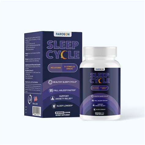 Viên uống FAROSON Sleep Cycle hỗ trợ ngủ ngon Hộp 30 viên