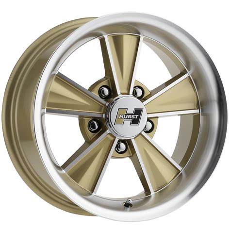 15 Inch Hurst Ht324 Dazzler 15x6 5x1207 5x475 0mm Goldmachined