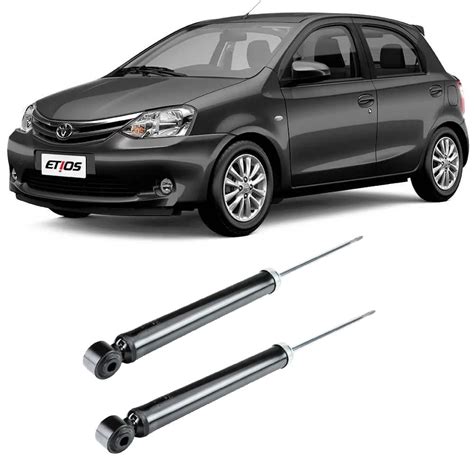 Amortecedor Toyota Etios Traseiro 2012 Até 2020 O Par Submarino