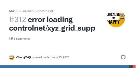 Error Loading Controlnet Xyz Grid Support · Issue 312 · Mikubill Sd