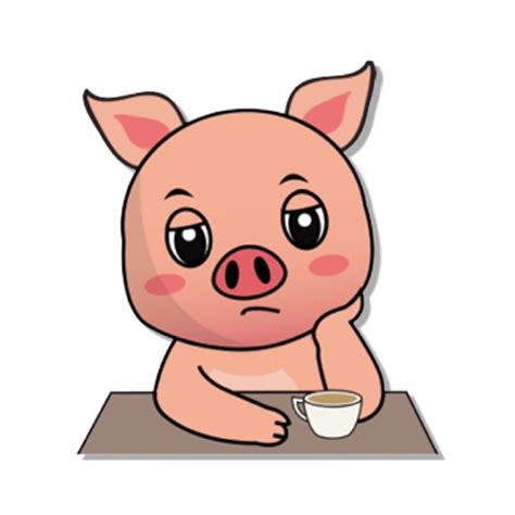 Cute Pig Stickers - WASticker by Insta‎nt D‎ig‎ital