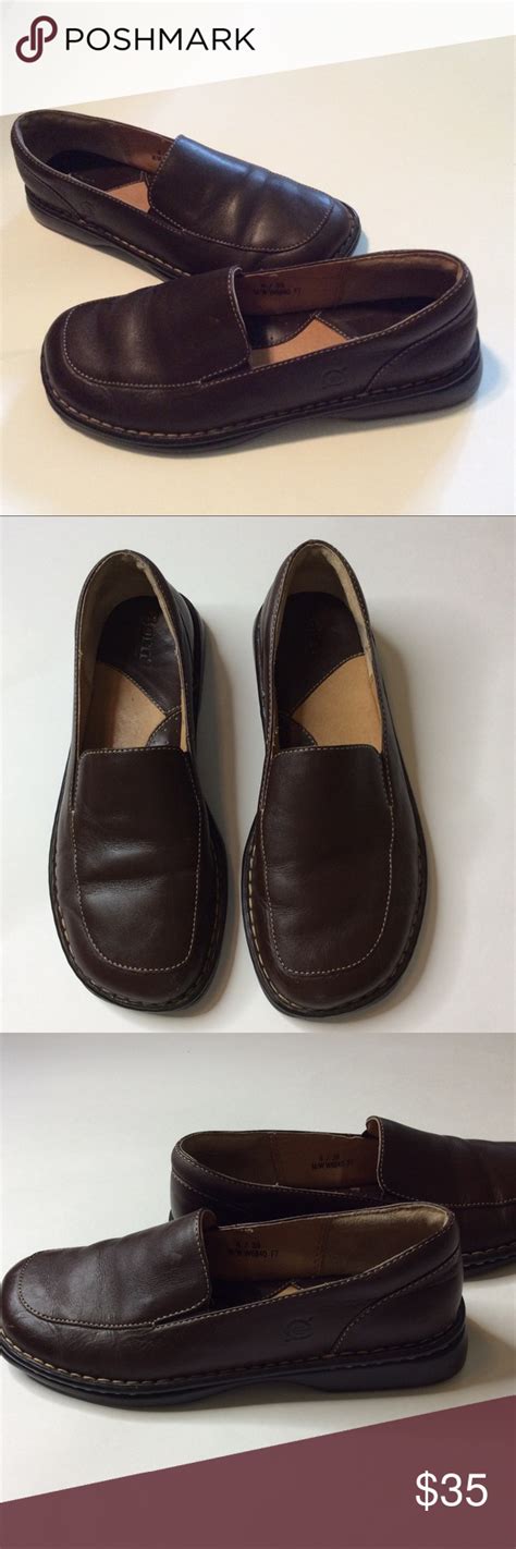 Born Leather Slip On Loafers Loafers Slip On Shoes Leather Slip Ons