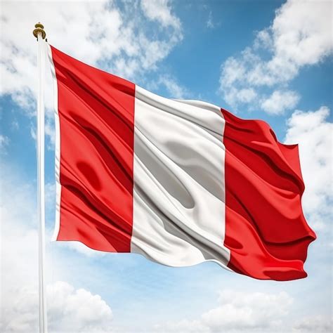 Premium AI Image | The flag of peru is the national symbol of peru.