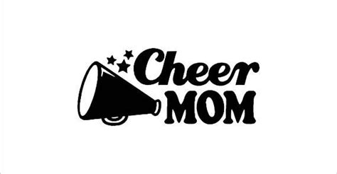 Cheer Mom Vinyl Decal Window Decal Car Decal Laptop Cheer Mom Car Window Decals Car Decals