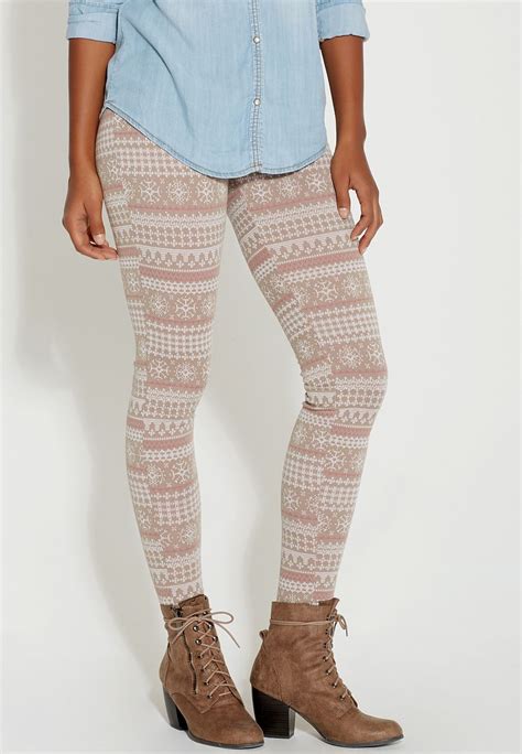 Winter Pattern Leggings