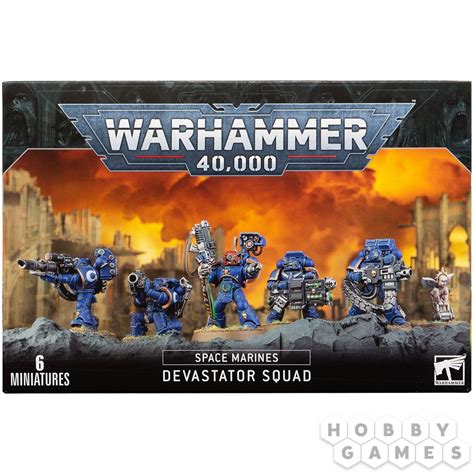 Space Marines Devastator Squad Купить настольную игру в магазинах