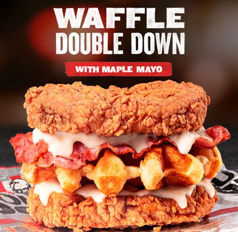 News Kfc Waffle Double Down Frugal Feeds Nz