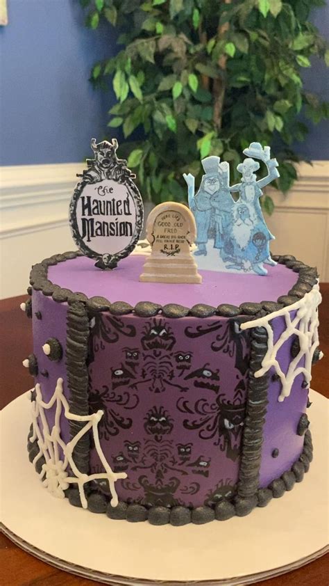 Disneys Haunted Mansion Cake Cake Designs Halloween Cakes Mystery