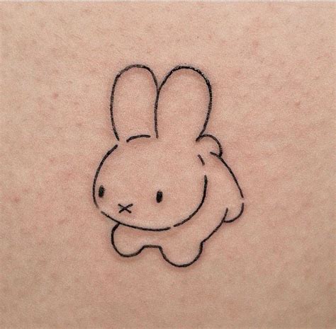 Pin By Mimi On Body Tattoos 🎨🪡 In 2024 Bunny Tattoos Cute Tiny