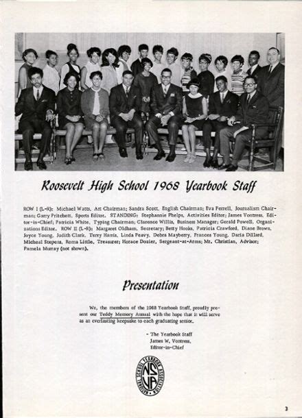 1968 Roosevelt High School Yearbook - Classmates