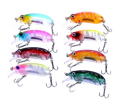 Pcs Popular Fishing Minnow Lures Mini Hard Bait Cm G Artificial