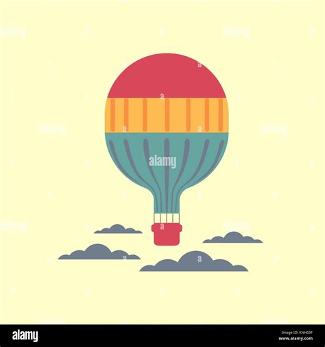 Hot Air Balloon Icon Stock Vector Image Art Alamy