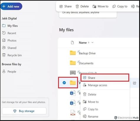 How To Share Files And Folders In Onedrive