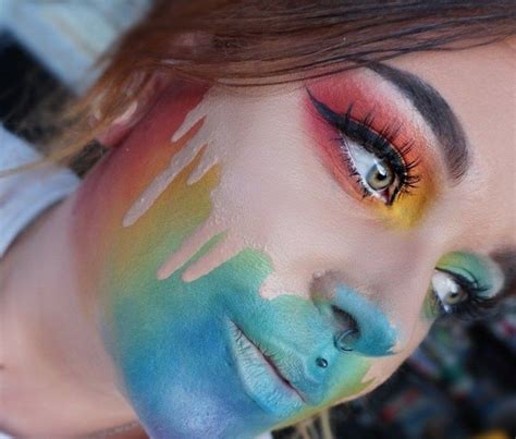 48 Pretty Rainbow Makeup Ideas Rainbow Makeup