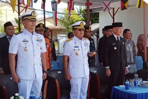 Wakil Bupati Natuna Hadiri Acara Serah Terima Jabatan Komandan Lanal