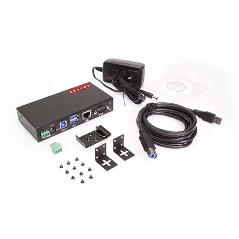 port usb  gen  industrial surface din rail mount hub  gigabit