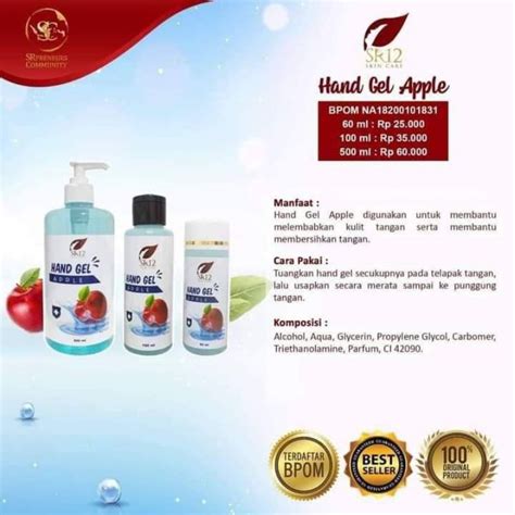 Jual Sr Herbal Original Hand Gel Apple Hand Sanitizer