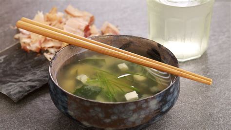 Miso Soup And Dashi Stock Youtube