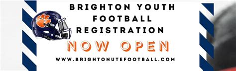 2023 Brighton Youth Football Flyer - Brighton Football