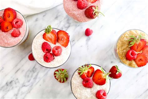 Delicious Rainbow Chia Seed Pudding Recipe With Coconut Milk