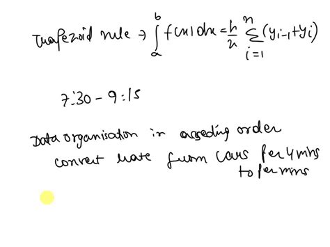 A Transportation Engineering Study Requires That You Determine The