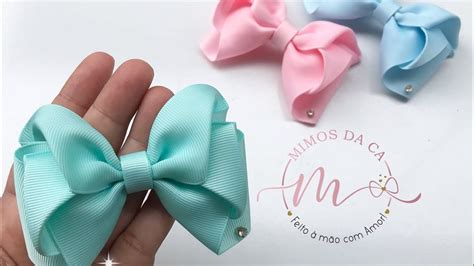 Laço fácil para iniciantesPAP DIY Laços para cabelo de boutique