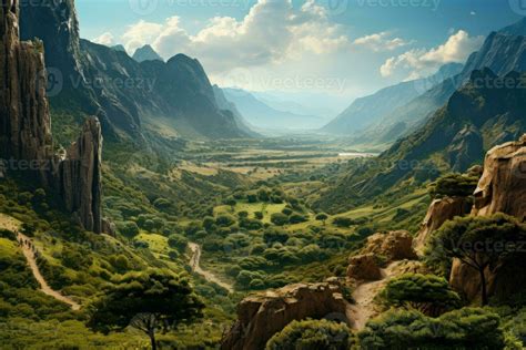 Valley Landscape Stock Photos, Images and Backgrounds for Free Download