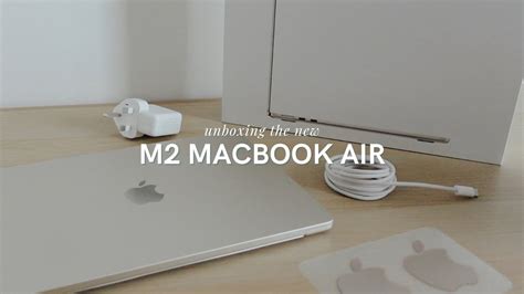 M Macbook Air Starlight Macbook Unboxing Set Up First