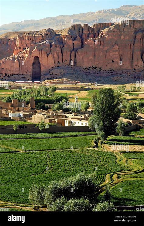 Bamyan Bamiyan In Central Afghanistan View Over The Bamyan Bamiyan